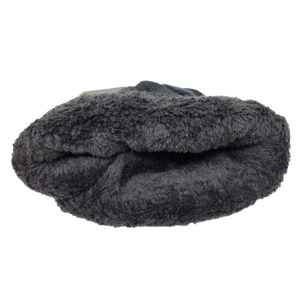 Men's Warm Winter Beanie Hat, Dark Grey - Picture 5 of 5